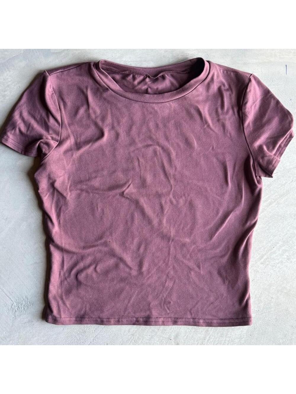 Women's Pink and Purple Shirt